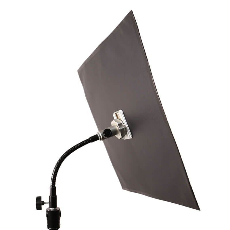 RayFlex Cine Light Reflector Accessory-Flexible rod with cold shoe+sliding lock mount receiver